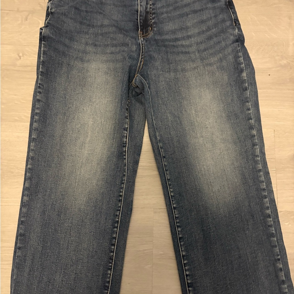 Judy Blue Distressed Wide Leg Pants-Will Accept Reasonable Offers - Picture 2 of 5